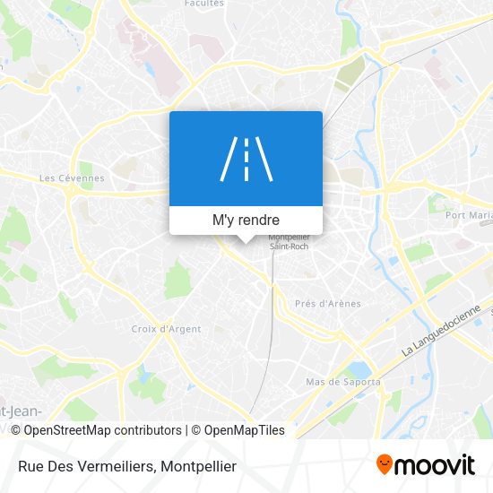 Rue Des Vermeiliers plan