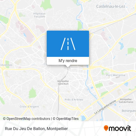 Rue Du Jeu De Ballon plan
