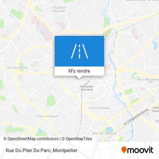 Rue Du Plan Du Parc plan