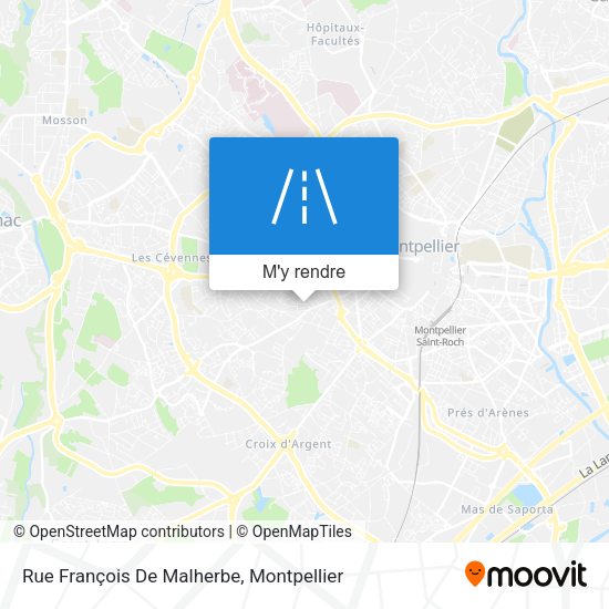 Rue François De Malherbe plan
