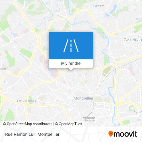 Rue Ramon Lull plan