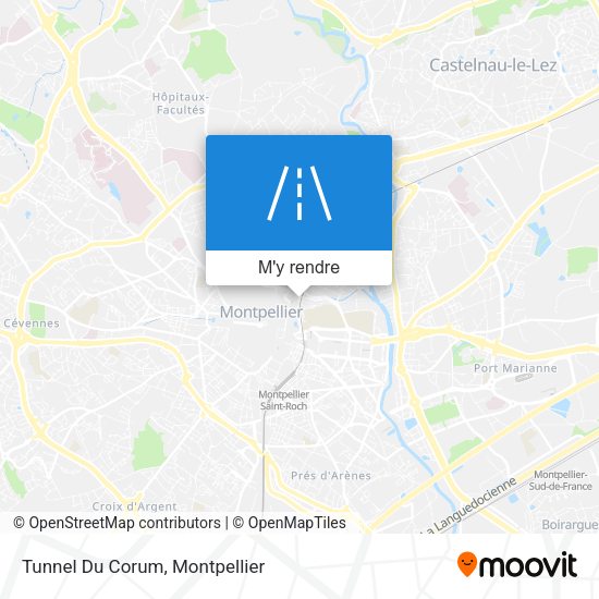 Tunnel Du Corum plan