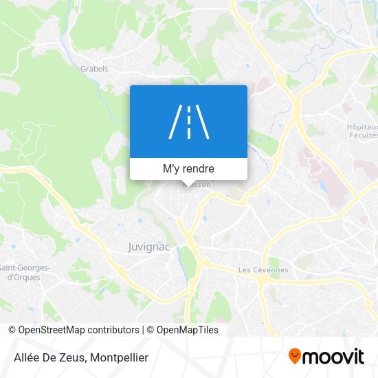 Allée De Zeus plan