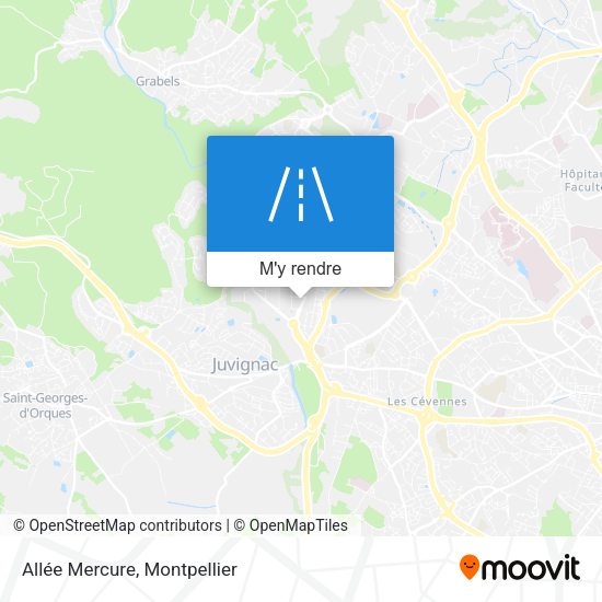 Allée Mercure plan