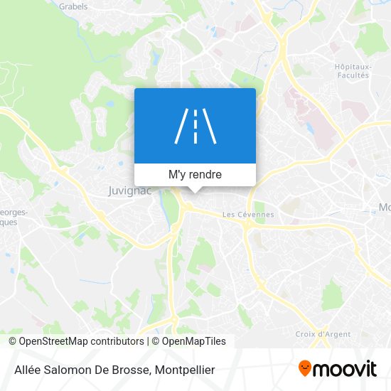 Allée Salomon De Brosse plan