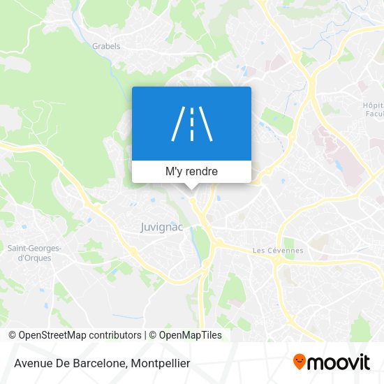 Avenue De Barcelone plan