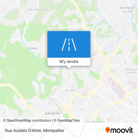 Rue Azalaïs D'Altier plan