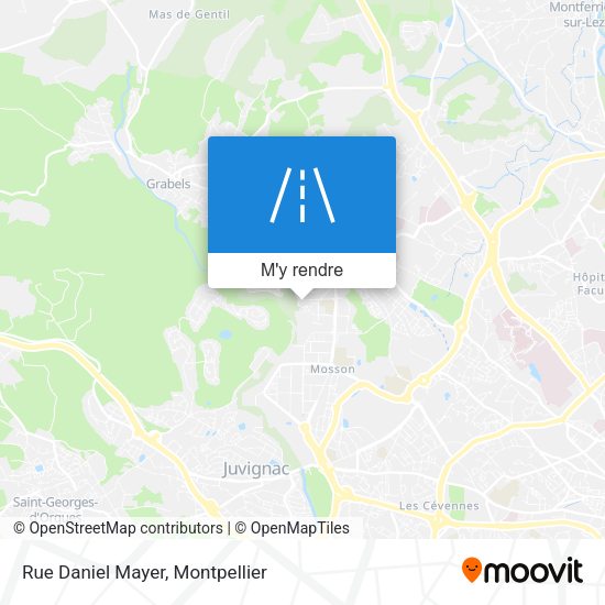 Rue Daniel Mayer plan