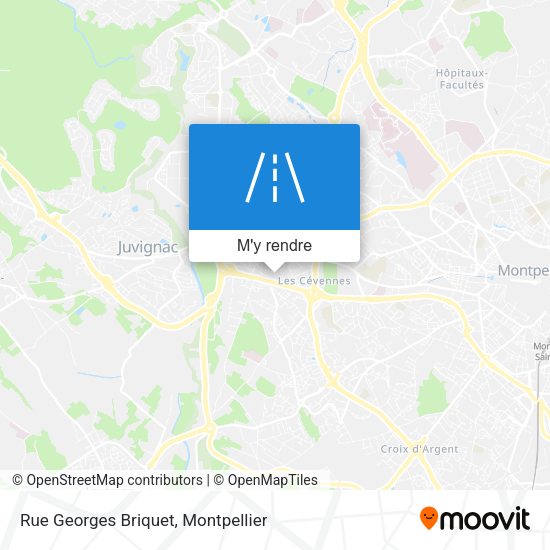 Rue Georges Briquet plan