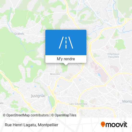 Rue Henri Lagatu plan