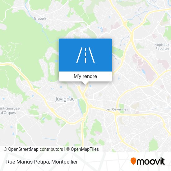 Rue Marius Petipa plan