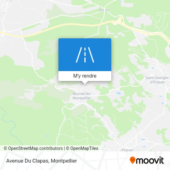 Avenue Du Clapas plan