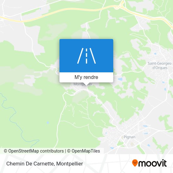Chemin De Carnette plan