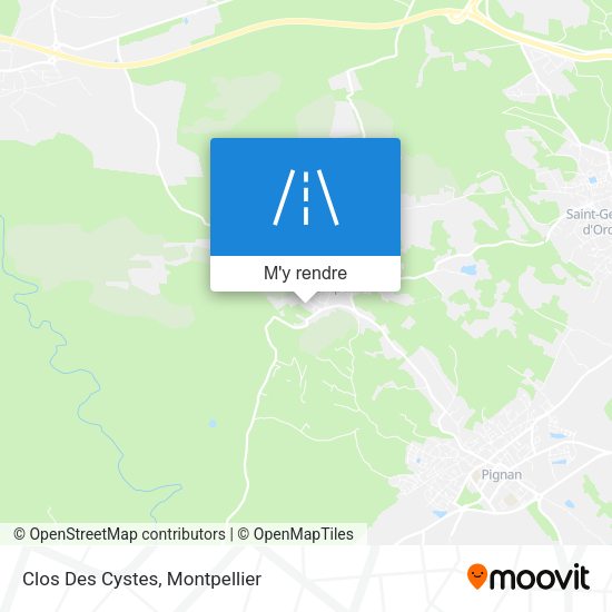 Clos Des Cystes plan