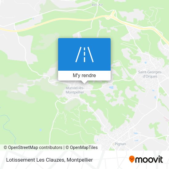 Lotissement Les Clauzes plan