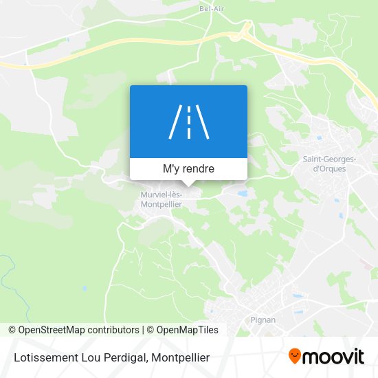 Lotissement Lou Perdigal plan
