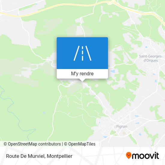Route De Murviel plan