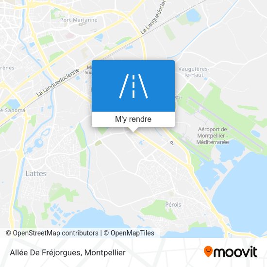 Allée De Fréjorgues plan