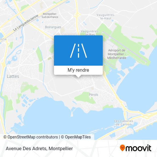 Avenue Des Adrets plan