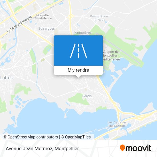 Avenue Jean Mermoz plan