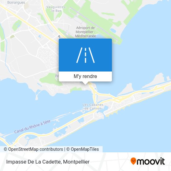 Impasse De La Cadette plan
