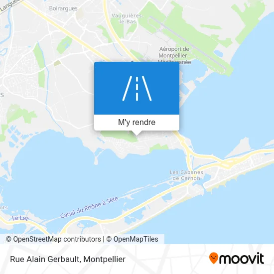 Rue Alain Gerbault plan