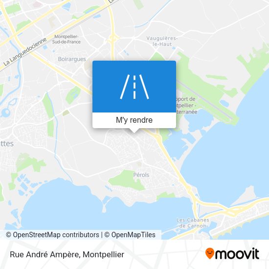 Rue André Ampère plan
