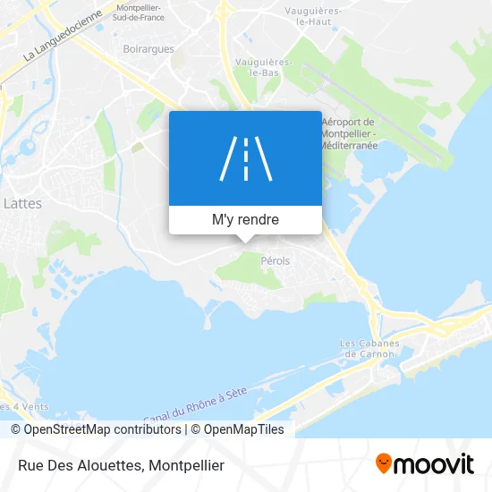 Rue Des Alouettes plan