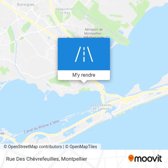 Rue Des Chèvrefeuilles plan