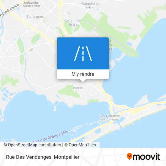 Rue Des Vendanges plan