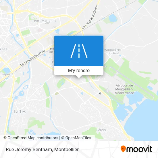 Rue Jeremy Bentham plan