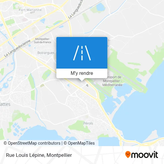 Rue Louis Lépine plan