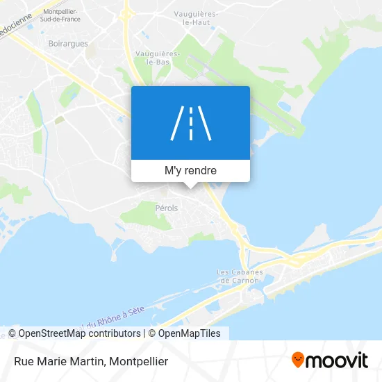 Rue Marie Martin plan