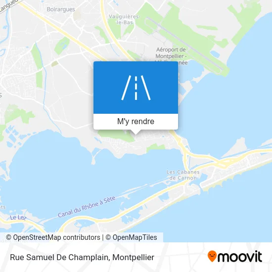 Rue Samuel De Champlain plan