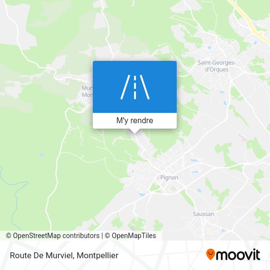 Route De Murviel plan