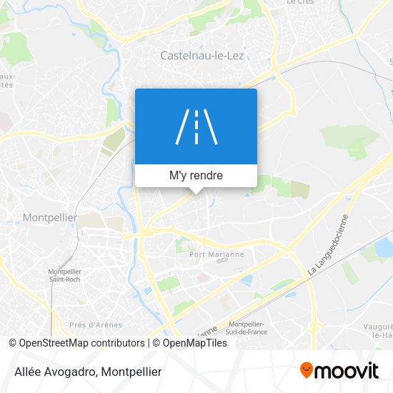Allée Avogadro plan