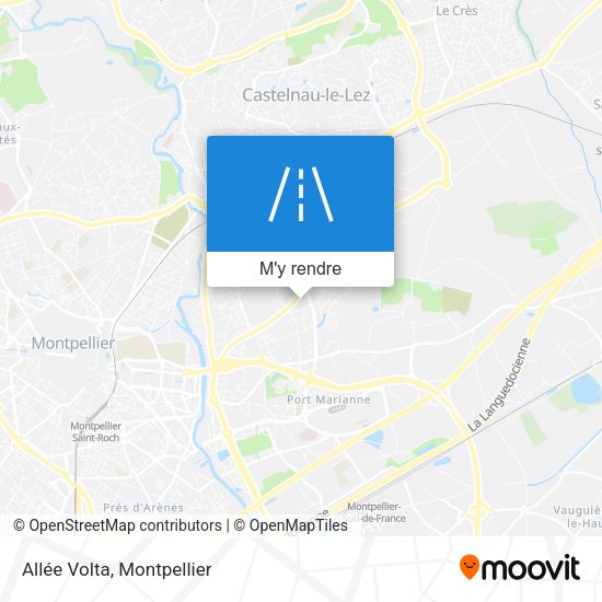 Allée Volta plan