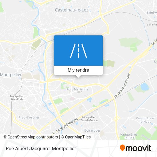 Rue Albert Jacquard plan