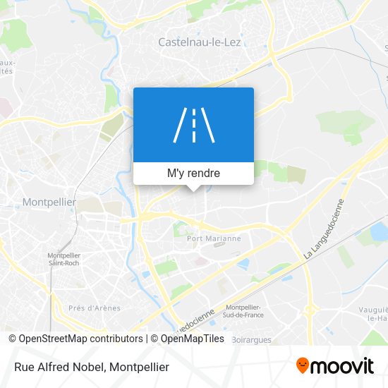 Rue Alfred Nobel plan