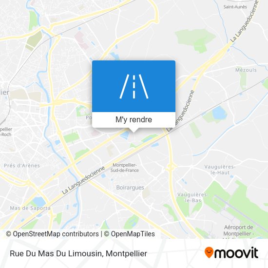 Rue Du Mas Du Limousin plan