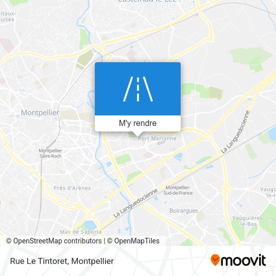 Rue Le Tintoret plan