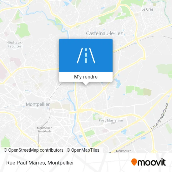 Rue Paul Marres plan
