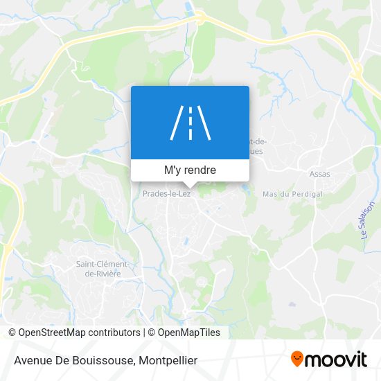 Avenue De Bouissouse plan