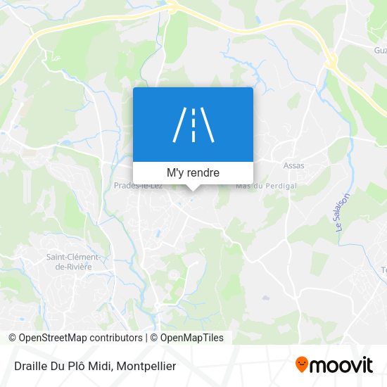 Draille Du Plô Midi plan