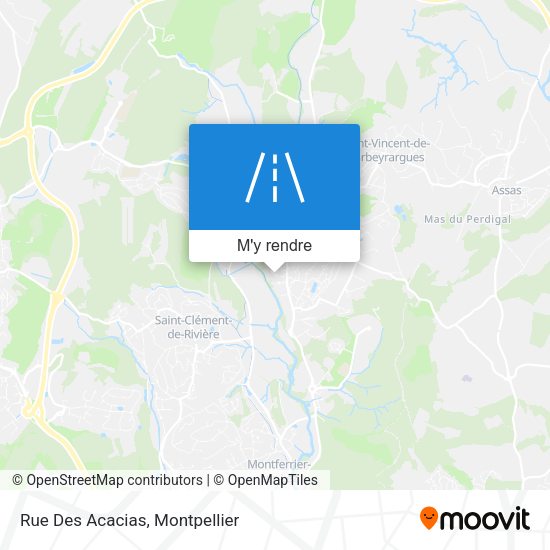 Rue Des Acacias plan