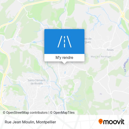 Rue Jean Moulin plan