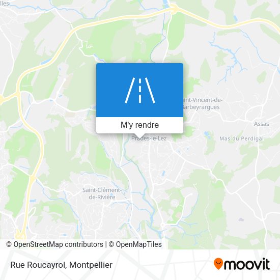Rue Roucayrol plan