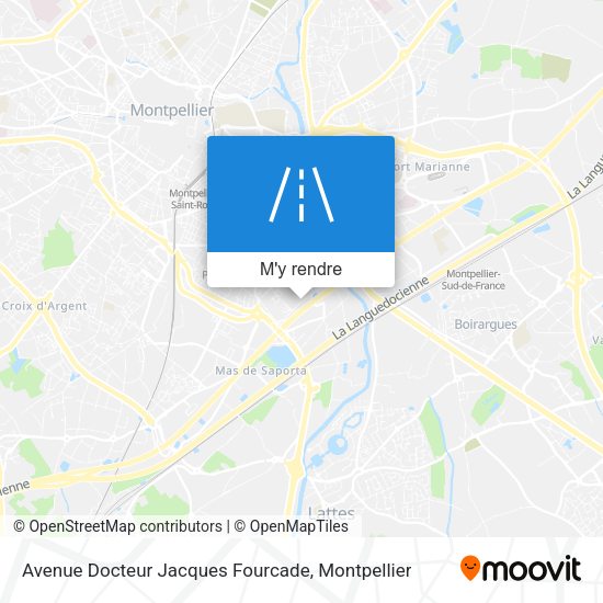 Avenue Docteur Jacques Fourcade plan