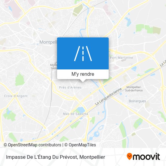 Impasse De L'Étang Du Prévost plan
