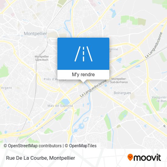 Rue De La Courbe plan